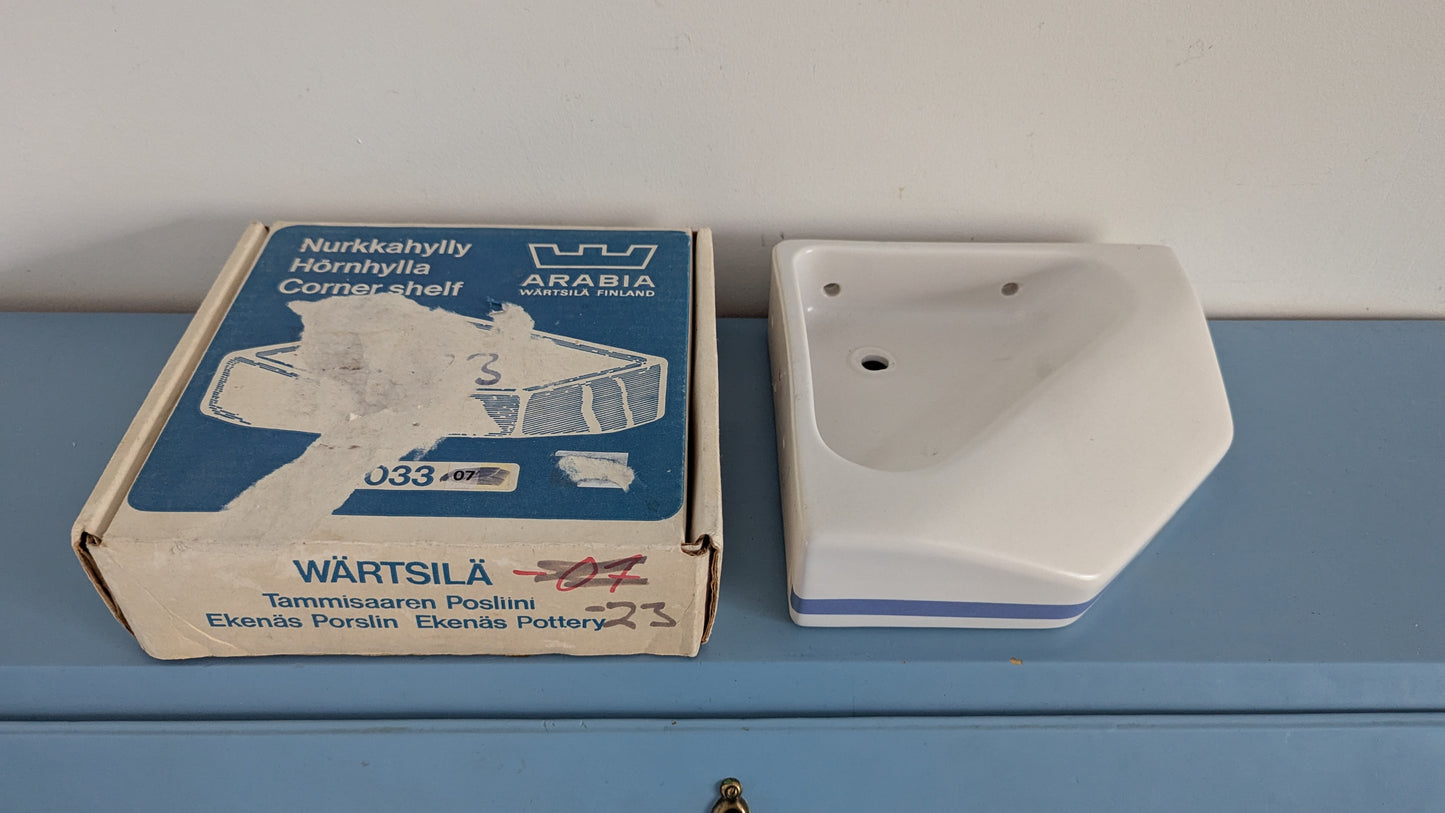 Arabia Nurkkahylly Märkätiloihin (1971-1975, Alkuperäisessä Paketissa)