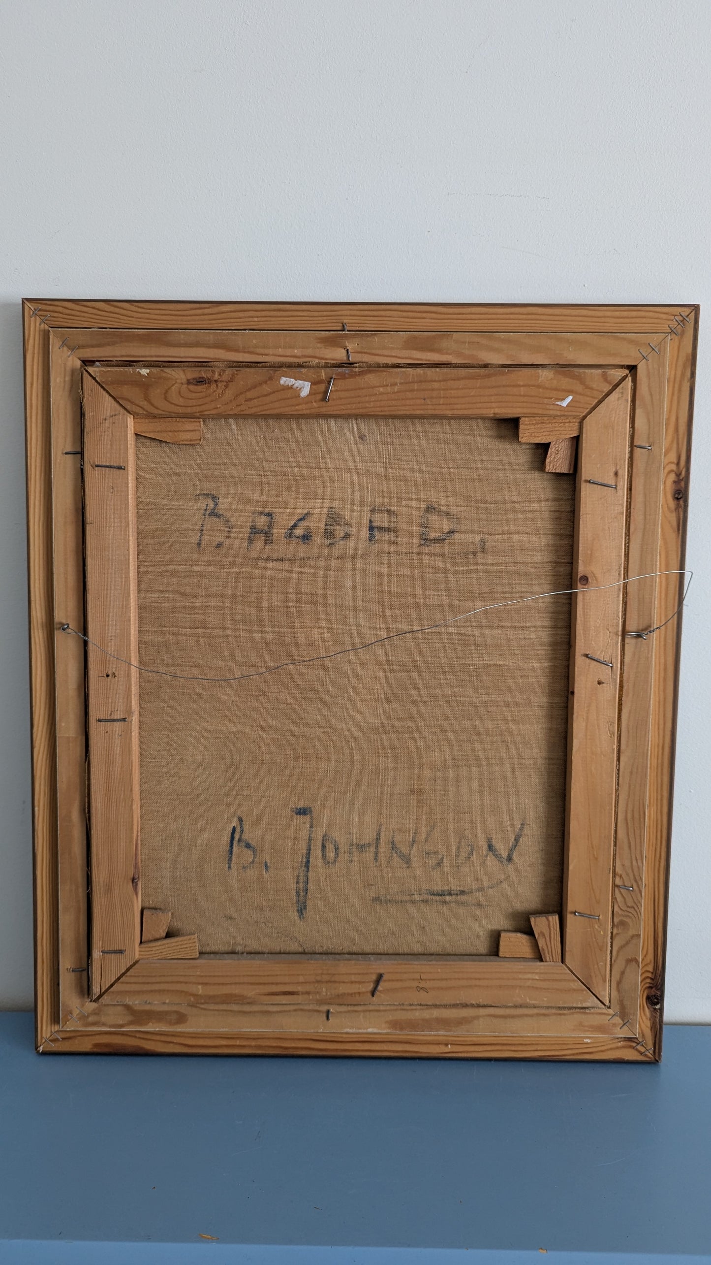 Bernt Johnson - Bagdad (Signeerattu Öljyvärimaalaus)