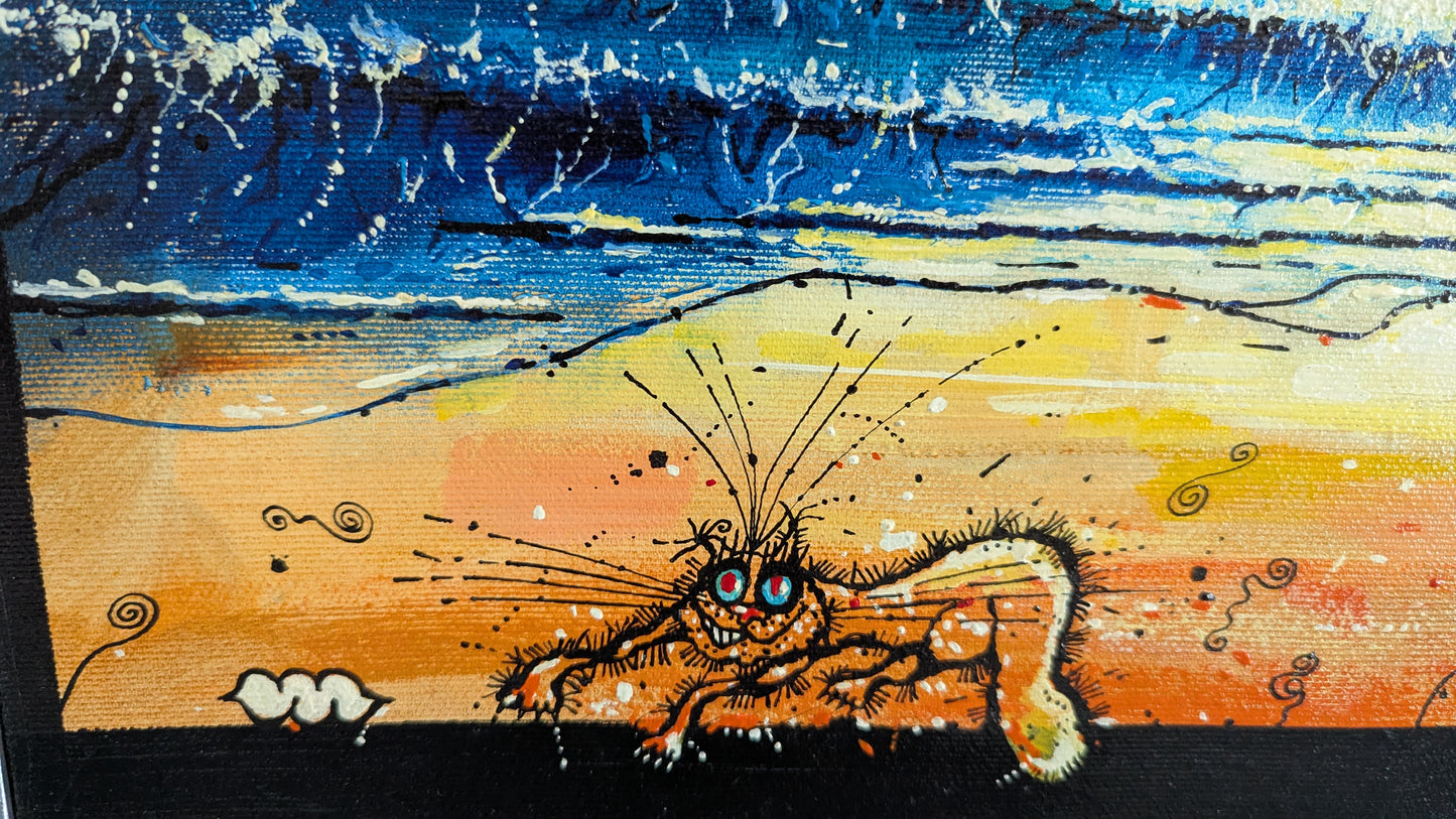 Isto Jakola - Signeerattu Sekatekniikka (Akryyli/Öljyväri, 1994)