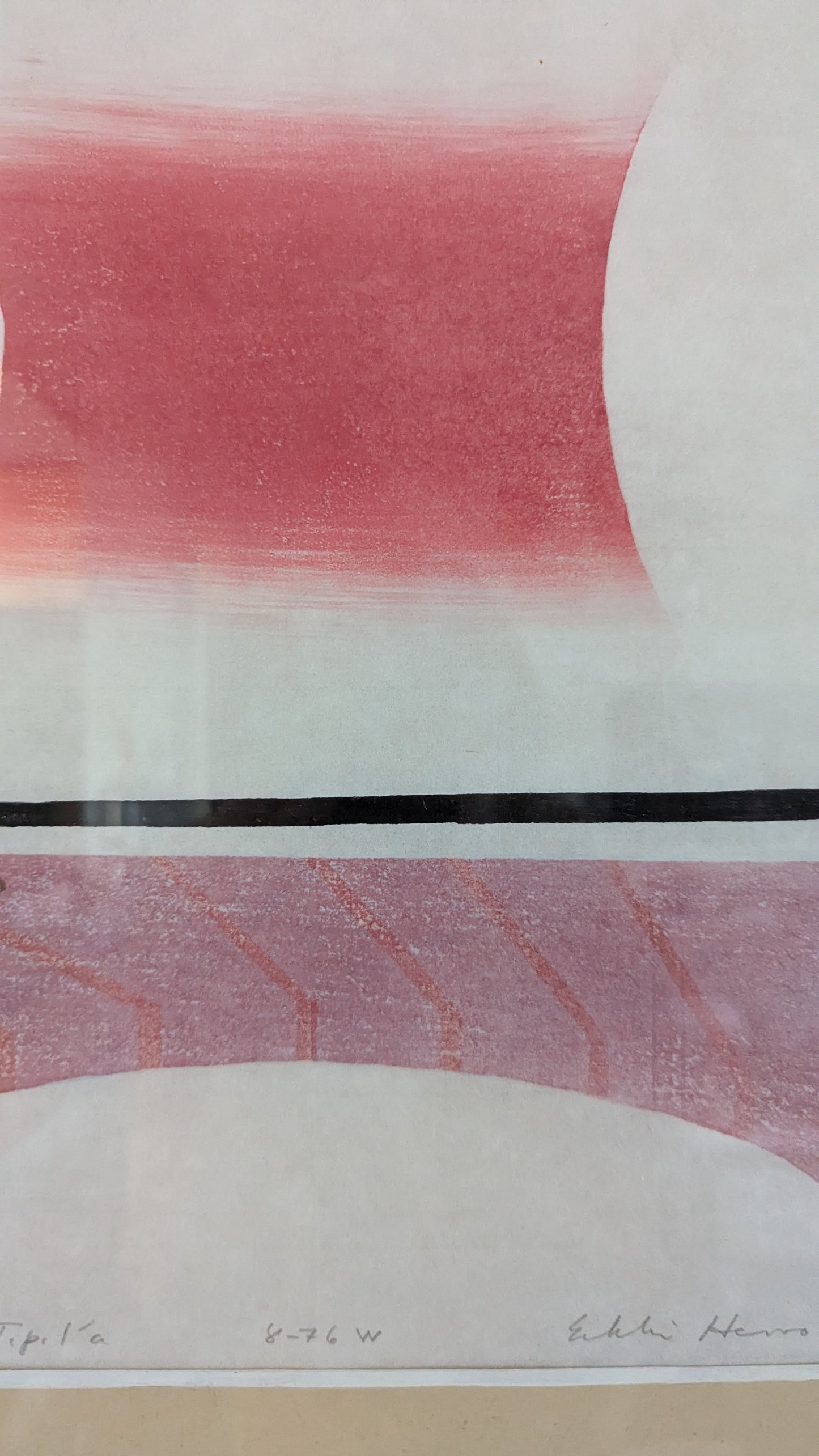 Erkki Hervo - 8-76 W (Signeerattu Grafiikka 1976)