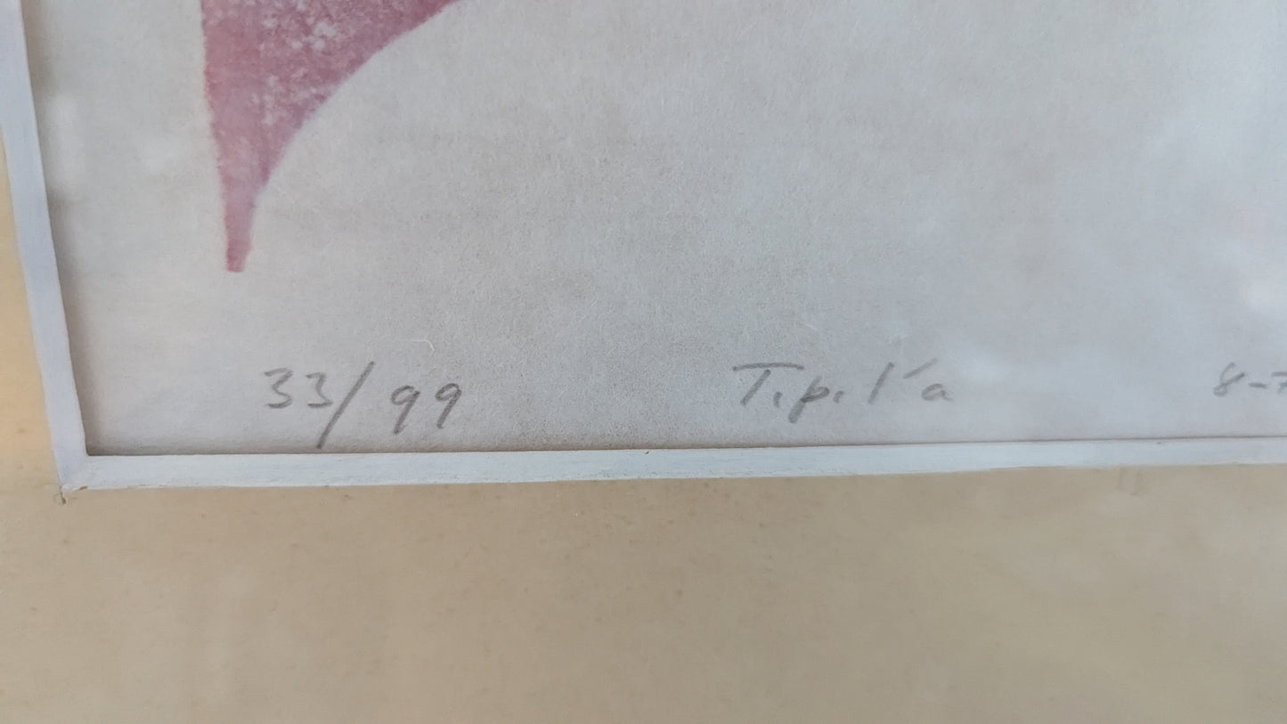 Erkki Hervo - 8-76 W (Signeerattu Grafiikka 1976)