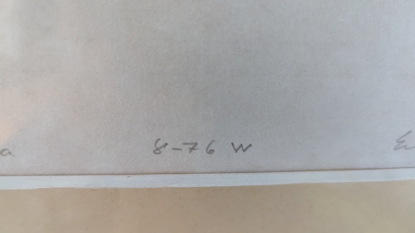 Erkki Hervo - 8-76 W (Signeerattu Grafiikka 1976)