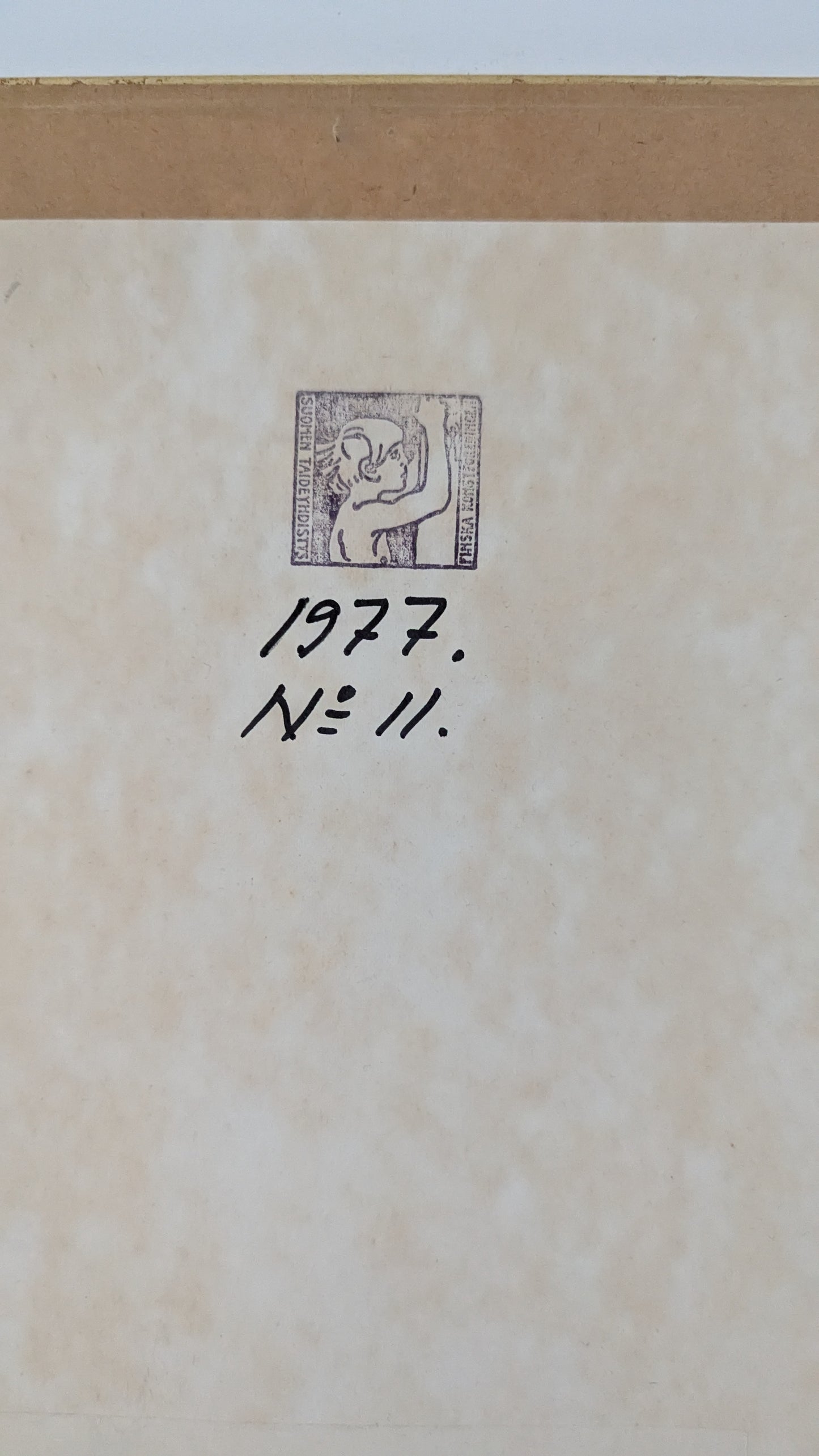 Erkki Hervo - 8-76 W (Signeerattu Grafiikka 1976)