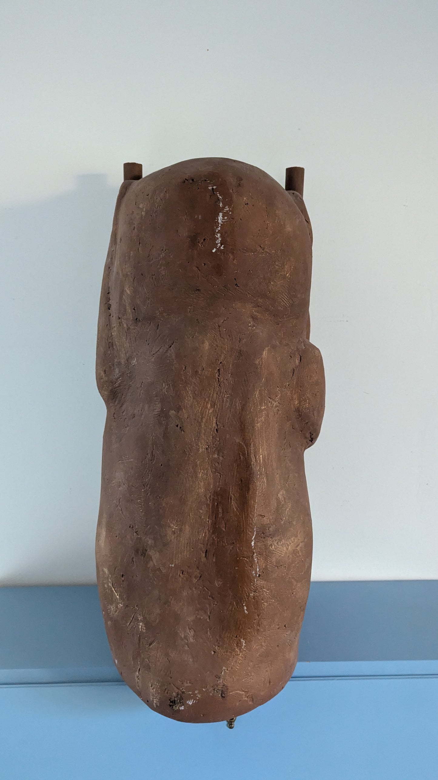 Kalevi Sundell - Isokokoinen Apina Veistos (Korkeus: 70cm, Metalli / Kipsi)