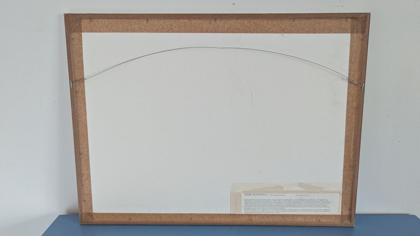 Simo Hannula - Suo (Signeerattu Etsaus, 1980)