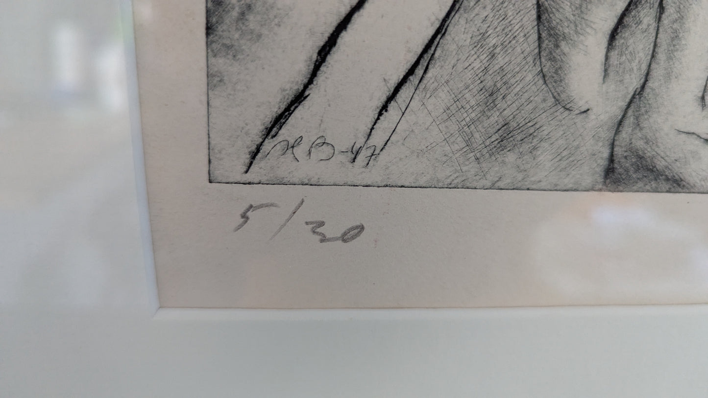 Hans Björklind - Signeerattu Grafiikka (1947, 5/30)