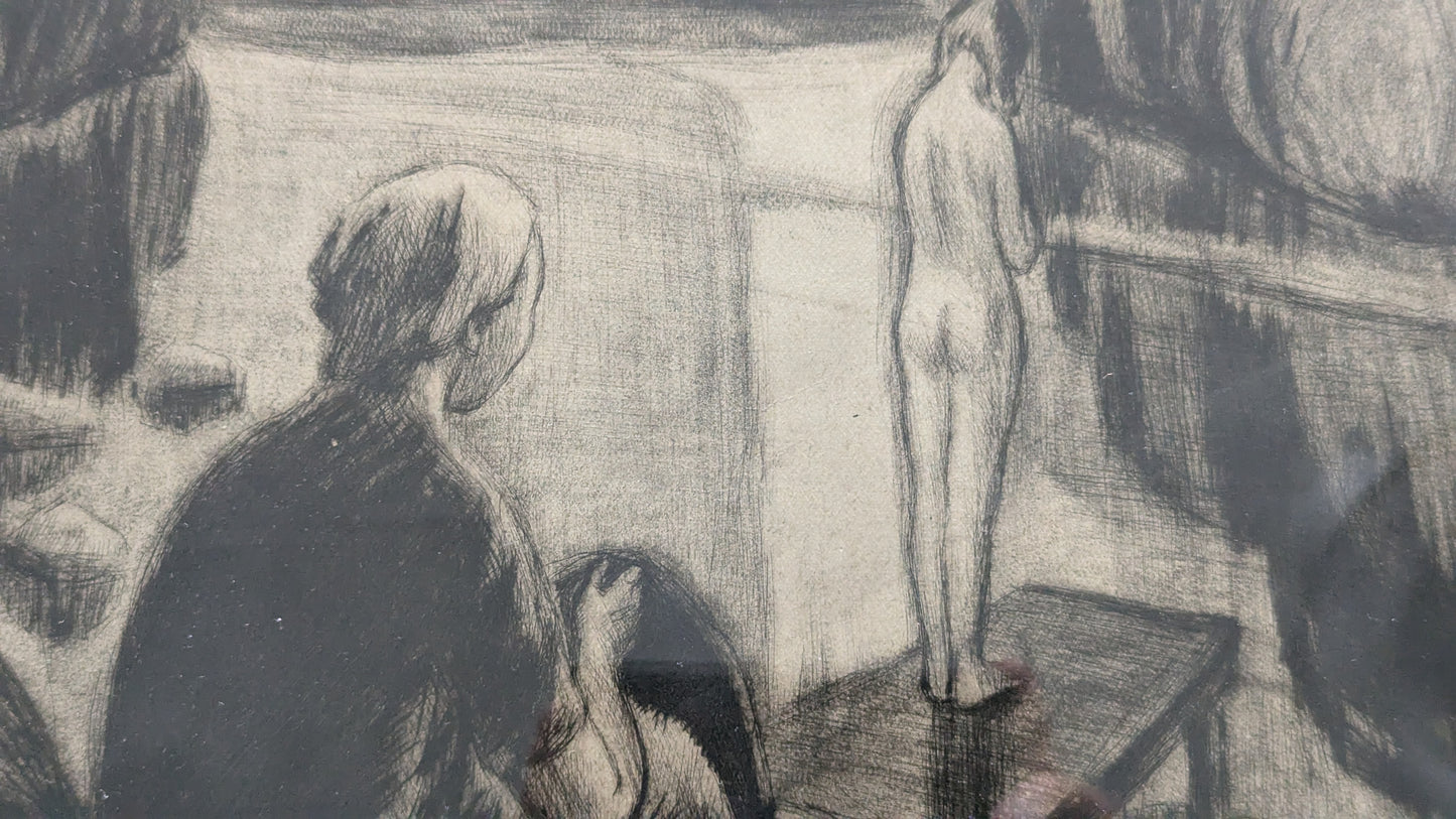 Hans Björklind - Signeerattu Grafiikka (1947, 8/25)