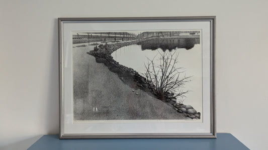 Leo Rannikko - Eläintarhanlahti (Signeerattu Grafiikka 1979)