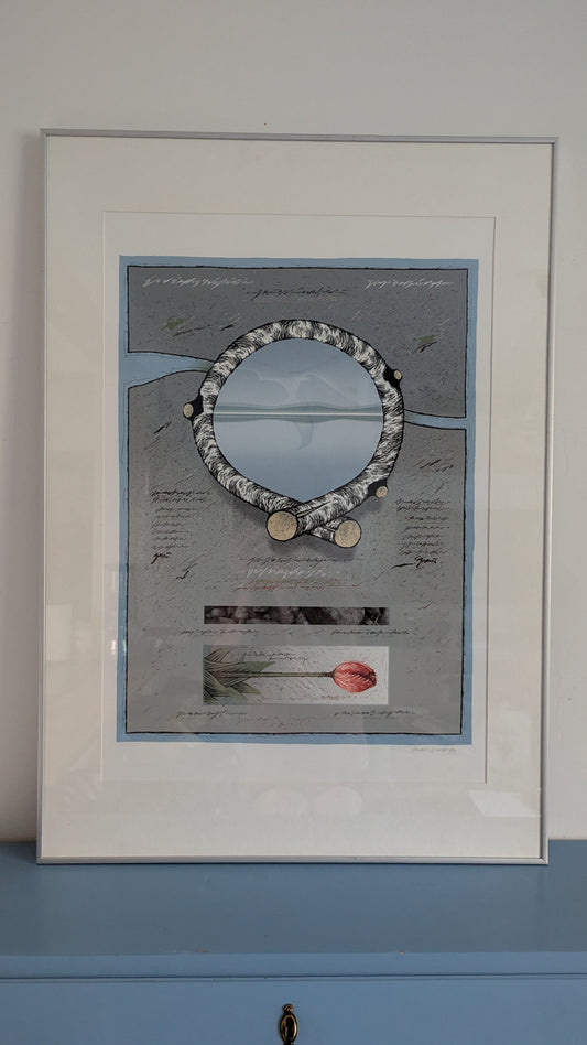 Raimo Kanerva - Usva Nousee (Signeerattu Grafiikka 1999)