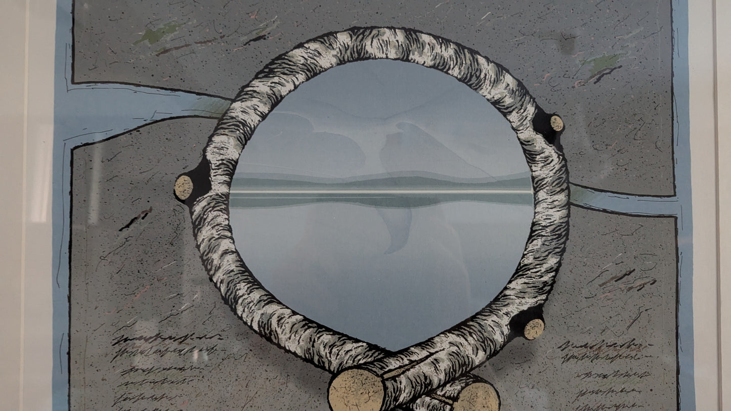 Raimo Kanerva - Usva Nousee (Signeerattu Grafiikka 1999)