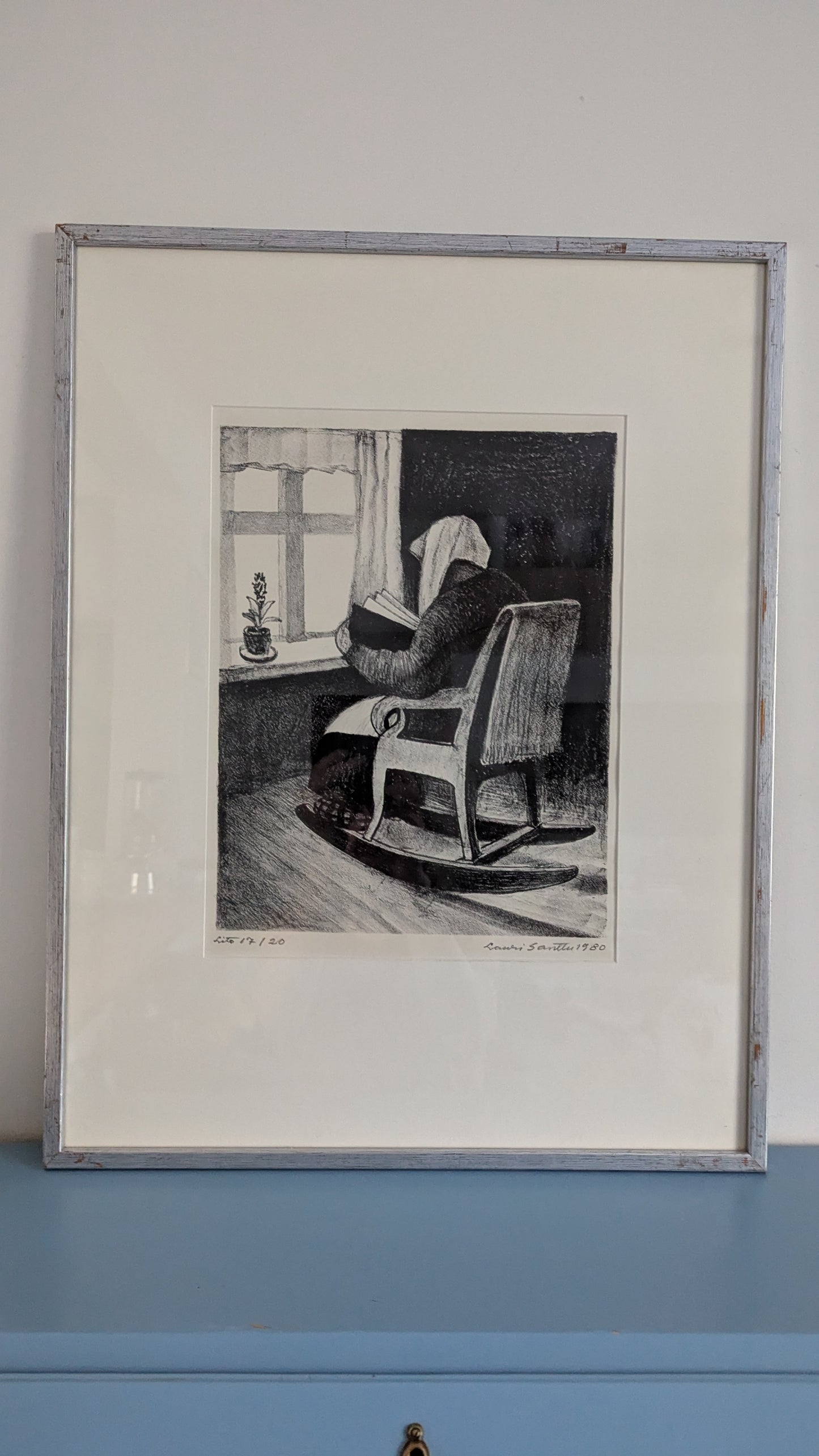 Lauri Santtu - Signeerattu ja Numeroitu Litografia (1980)