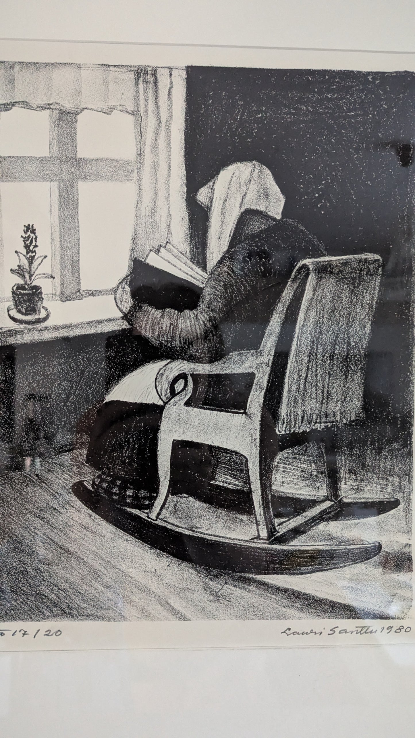 Lauri Santtu - Signeerattu ja Numeroitu Litografia (1980)