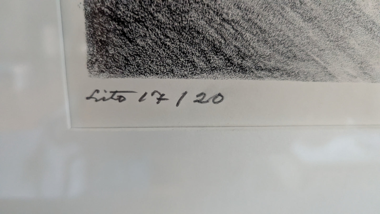 Lauri Santtu - Signeerattu ja Numeroitu Litografia (1980)