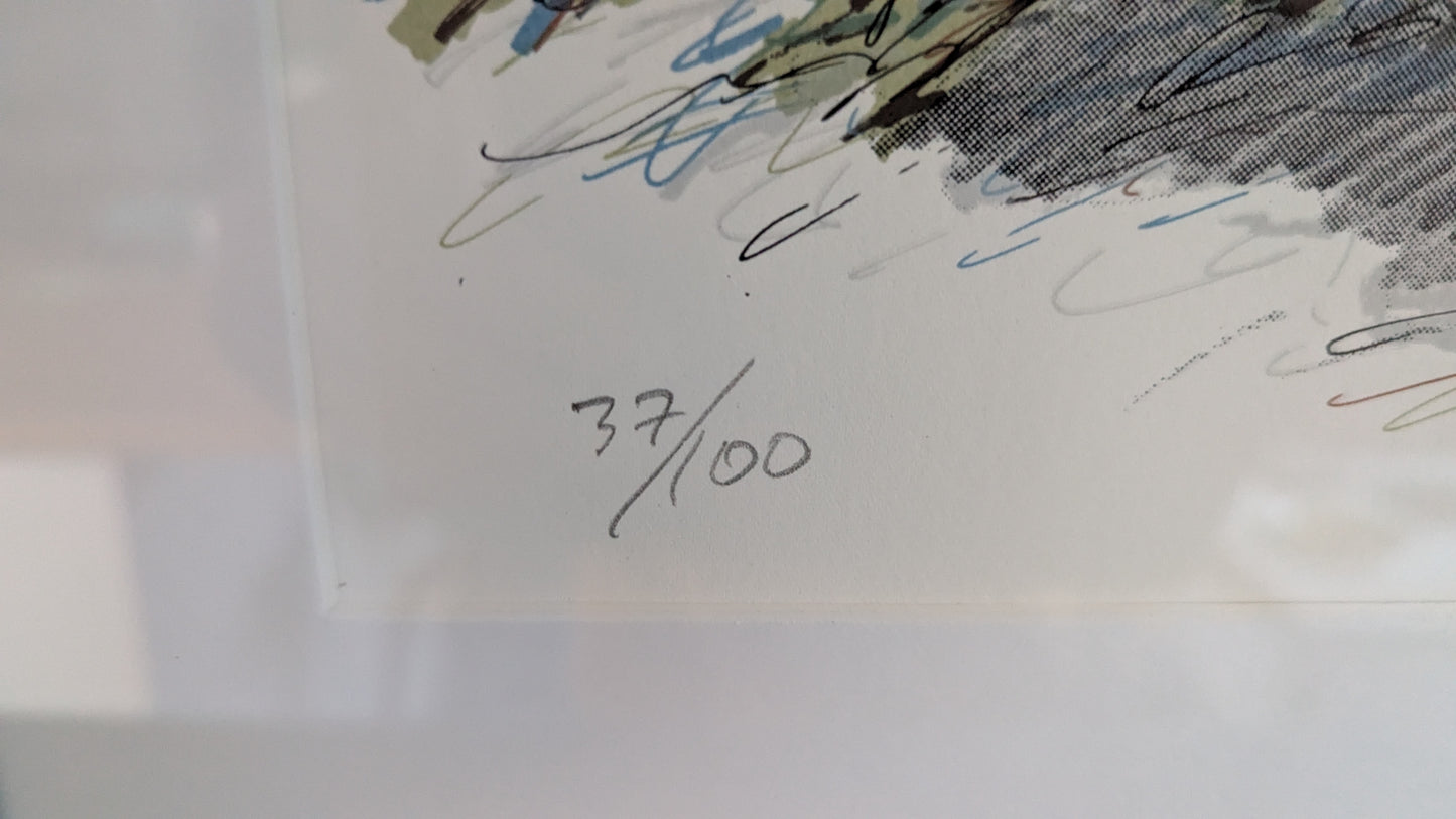 Raimo Kanerva - Hervanta (Kaupunki Sarjan Signeerattu Grafiikka 1987)