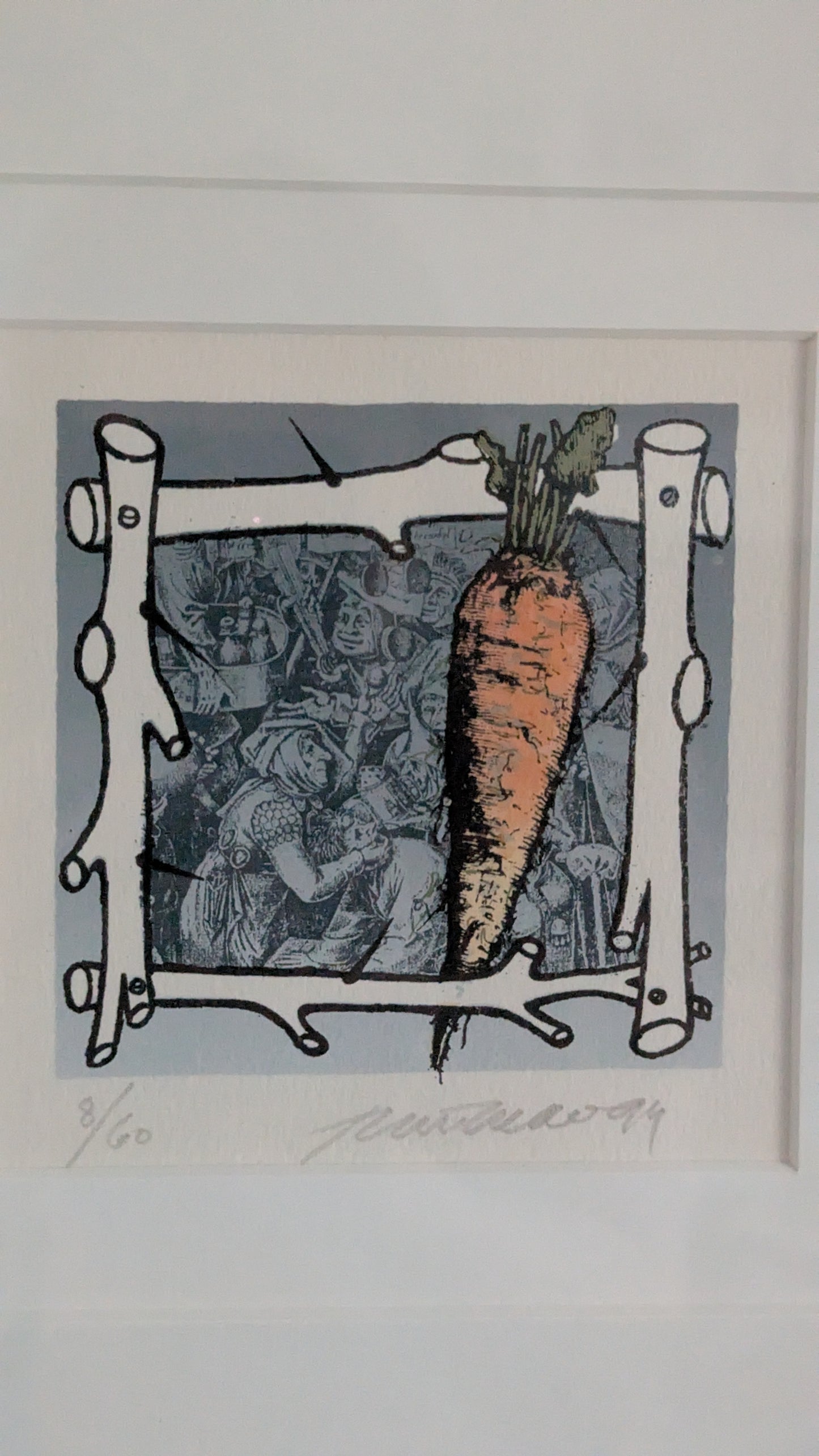 Raimo Kanerva - Signeerattu Grafiikka (8/60, 1994)