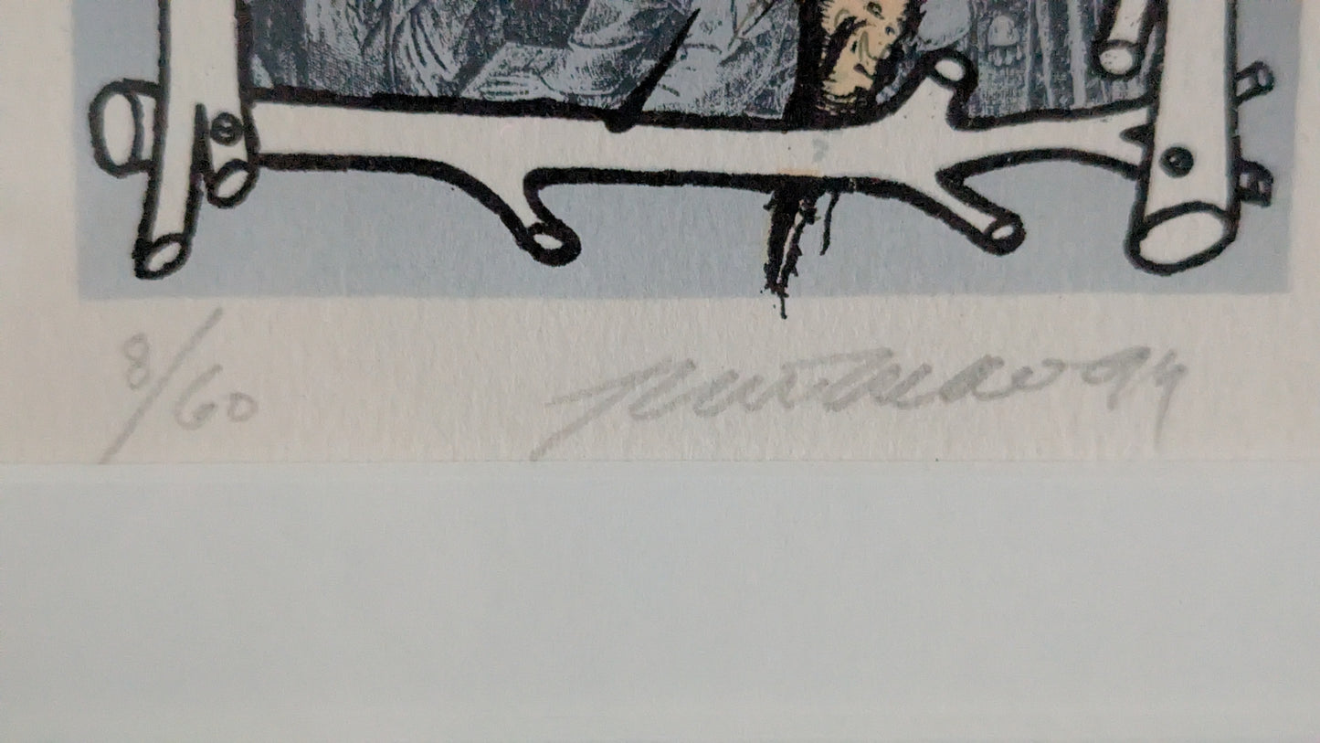 Raimo Kanerva - Signeerattu Grafiikka (8/60, 1994)