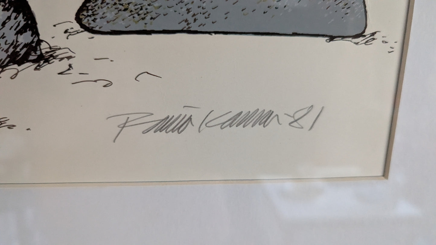 Raimo Kanerva - Signeerattu Grafiikka (1981)