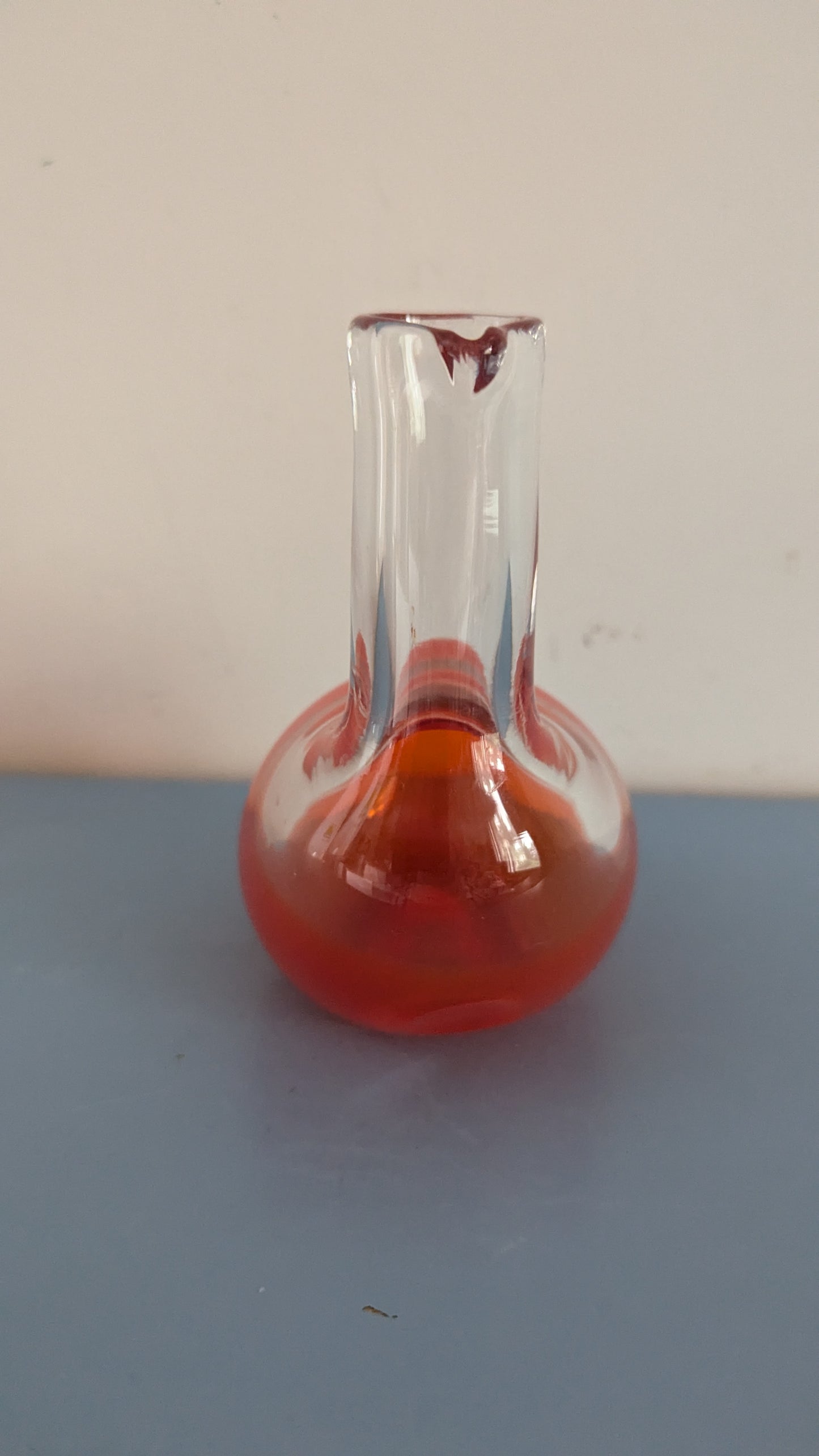 Riihimäen Lasi Kuikka Koristepullo (1975, Signeerattu, Helena Tynell)