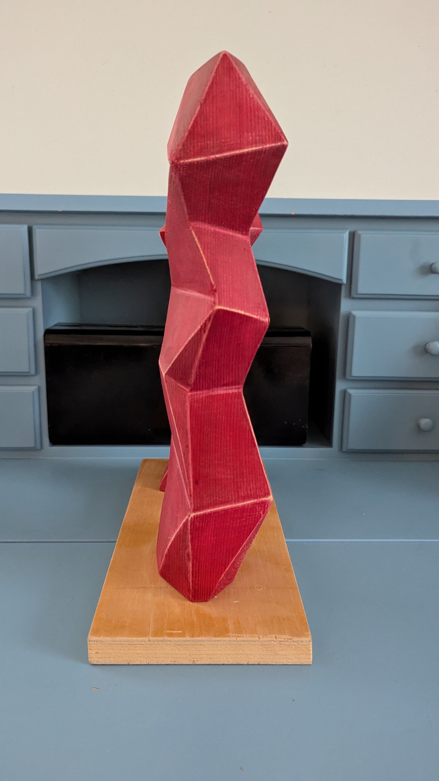 Kalevi Sundell - Flamenkopari (Signeerattu Puuveistos, 2003)