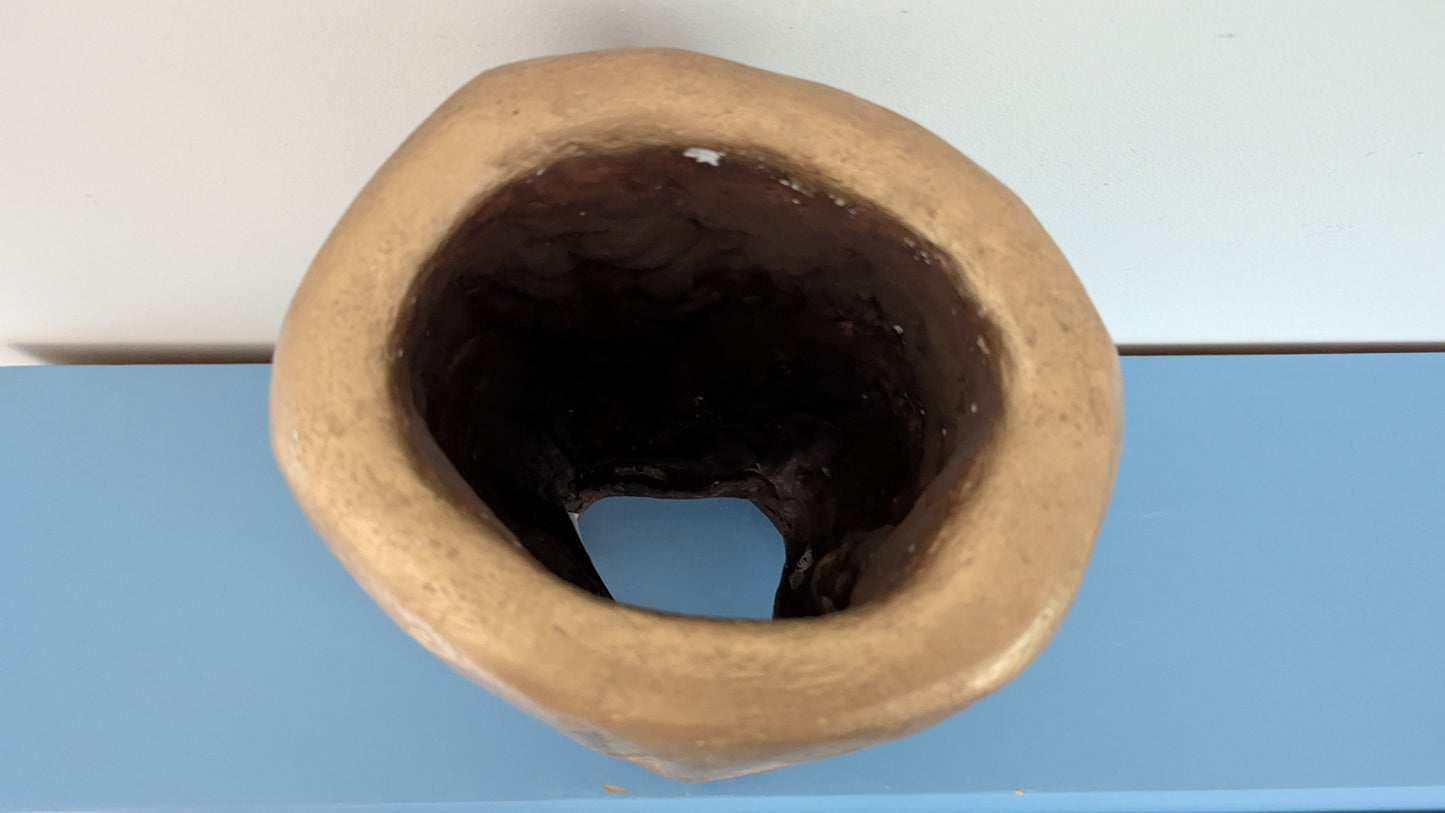 Kalevi Sundell - Politiikon Viisaudenhammas (Signeerattu Kipsiveistos 1991)