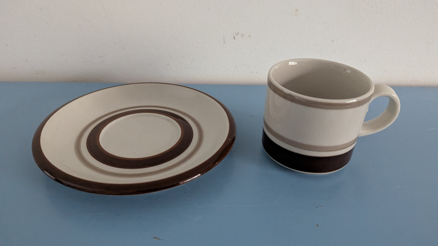 Arabia Pirtti Kahviastiasto Kuudelle Hengelle (12-osainen, 1971-1986)