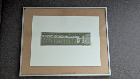 Markku Tanttu - Lukutoukka (Signeerattu Puupiirros, 2008)