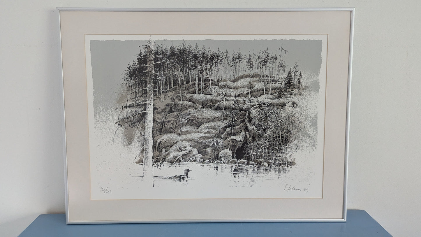 Seppo Polameri - Signeerattu Grafiikka (125/200, 1989)