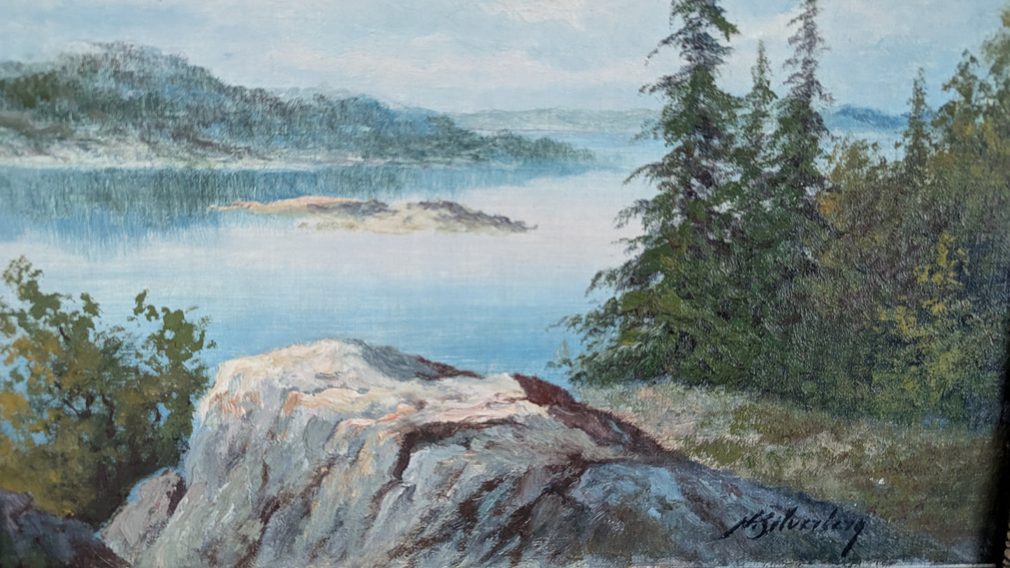 Nikolai Silverberg - Signeerattu Öljyvärimaalaus