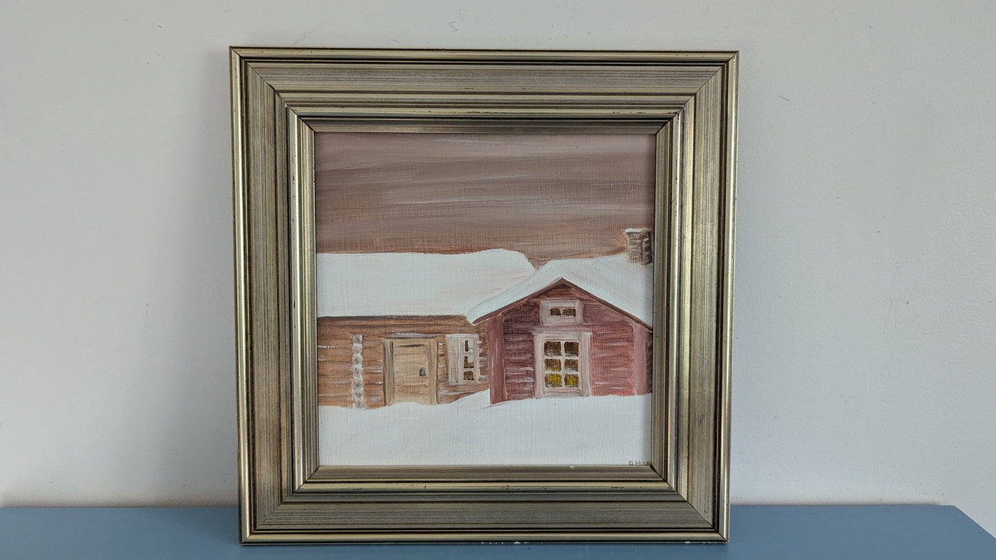 AH - Signeerattu Öljyvärimaalaus (1980)