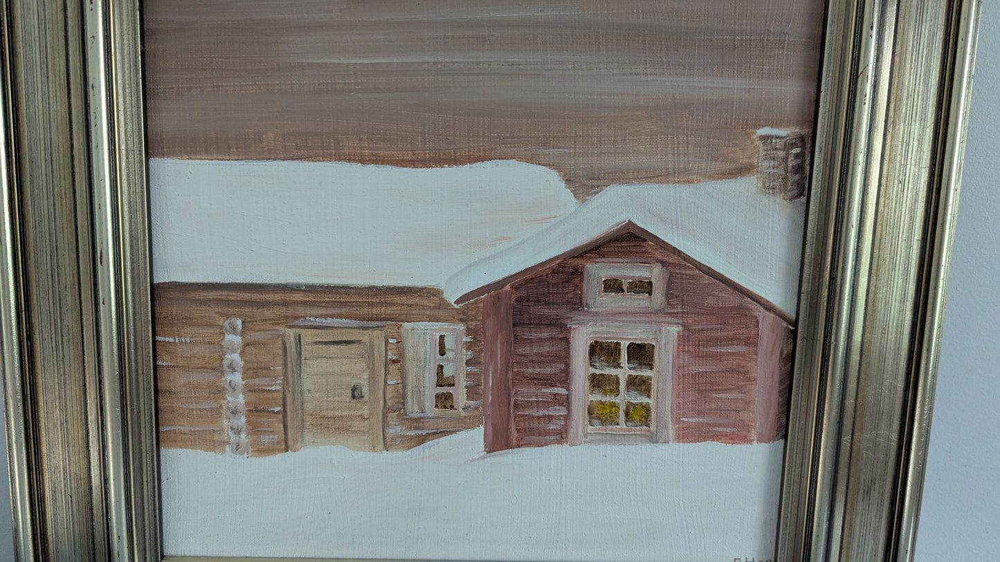 AH - Signeerattu Öljyvärimaalaus (1980)