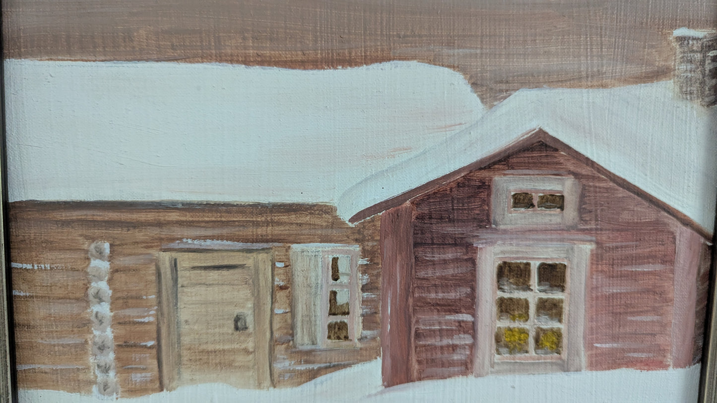 AH - Signeerattu Öljyvärimaalaus (1980)