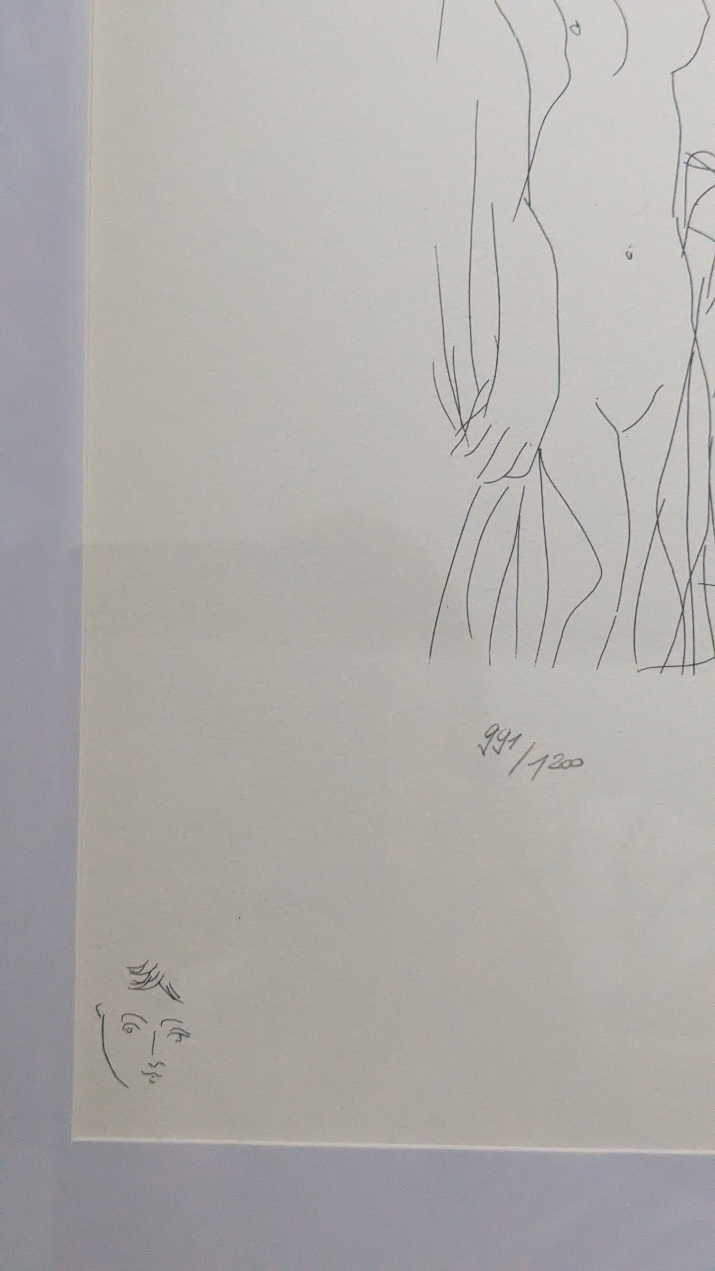 Pablo Picasso - Muusa ja Maalari (Litografia, Numeroitu 991/1200)