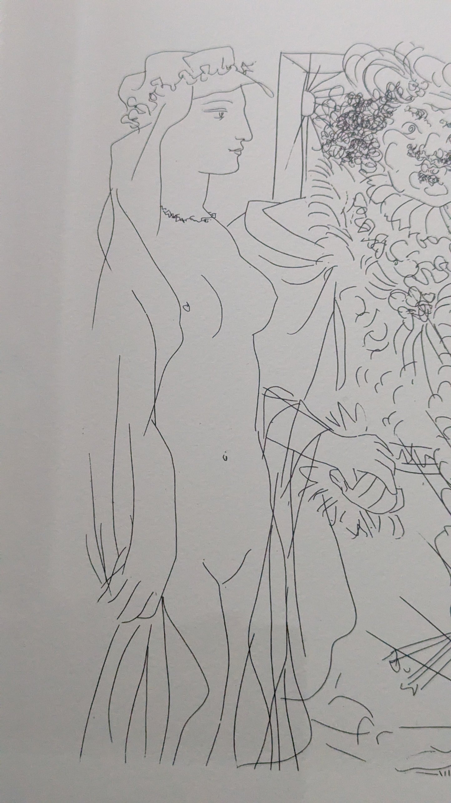 Pablo Picasso - Muusa ja Maalari (Litografia, Numeroitu 991/1200)