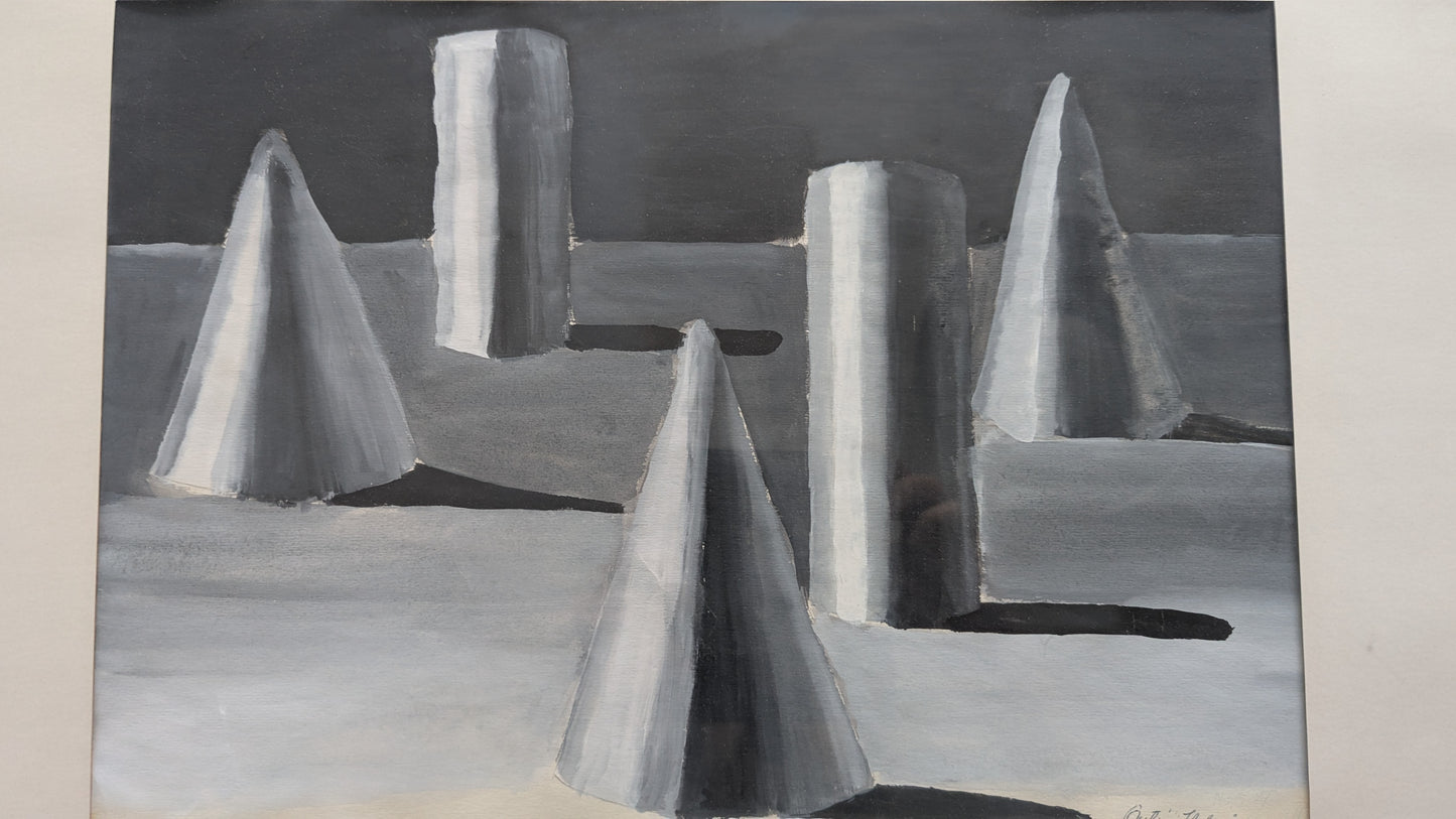 Outi Helminen - Signeerattu Akvarellimaalaus