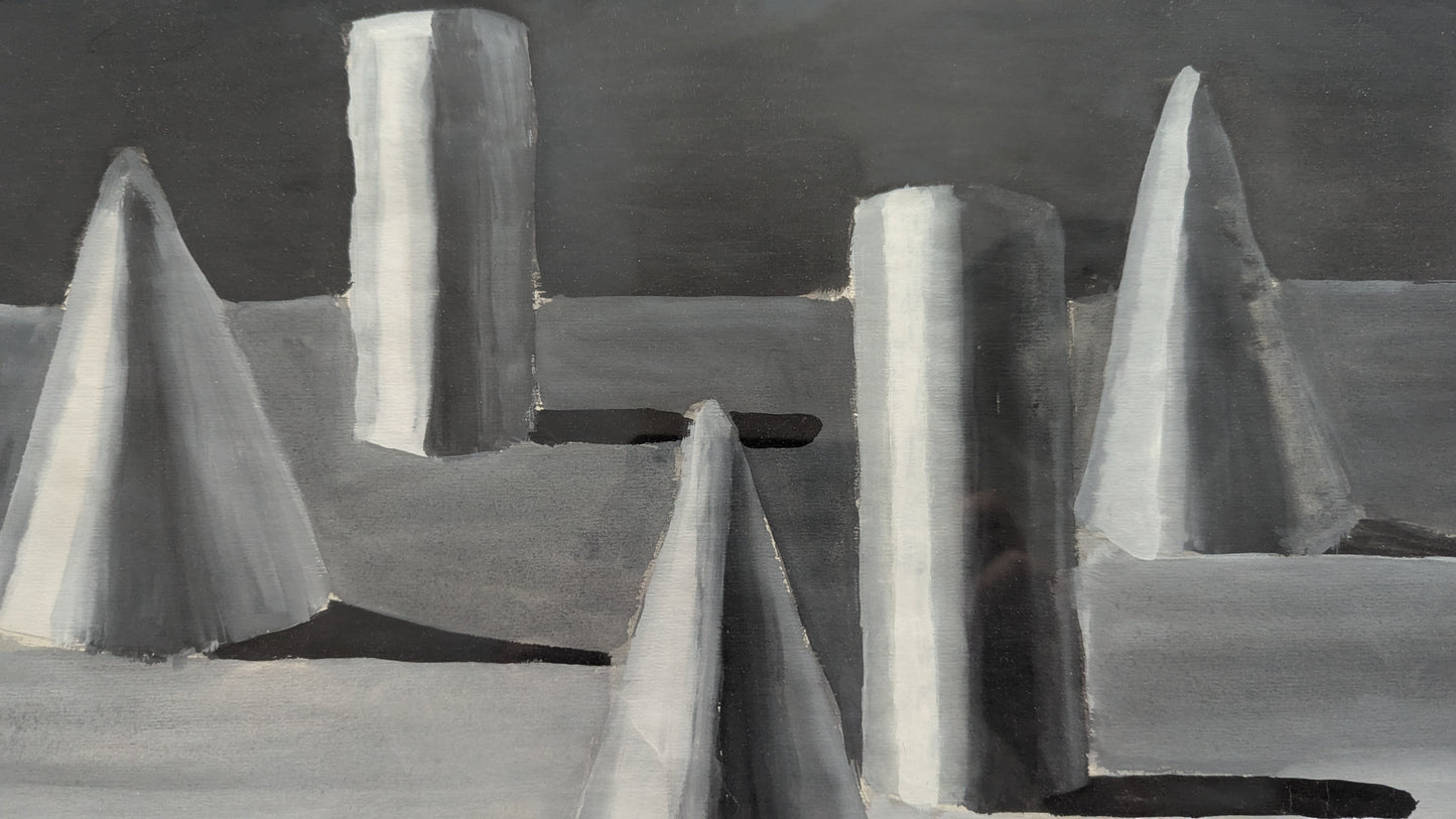 Outi Helminen - Signeerattu Akvarellimaalaus