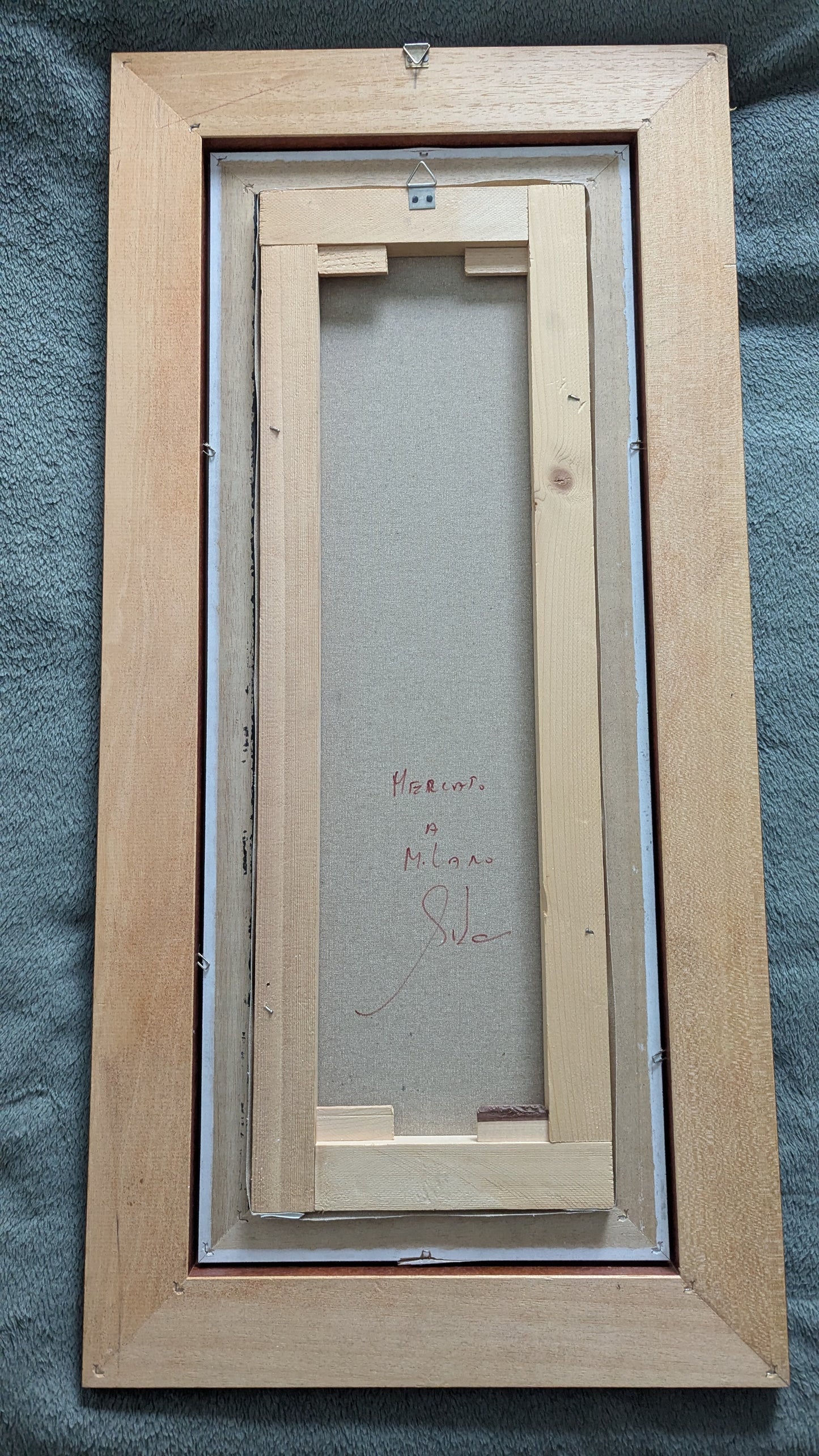 Sitzia Salvatore - Mercato a Milan (Signeerattu Öljyvärimaalaus)