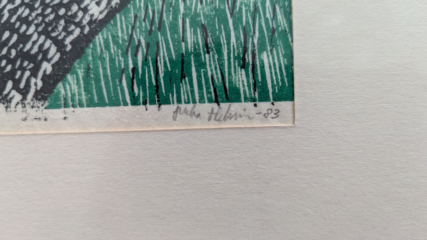 Signeerattu Väripuupiirros (2/10, 1983)