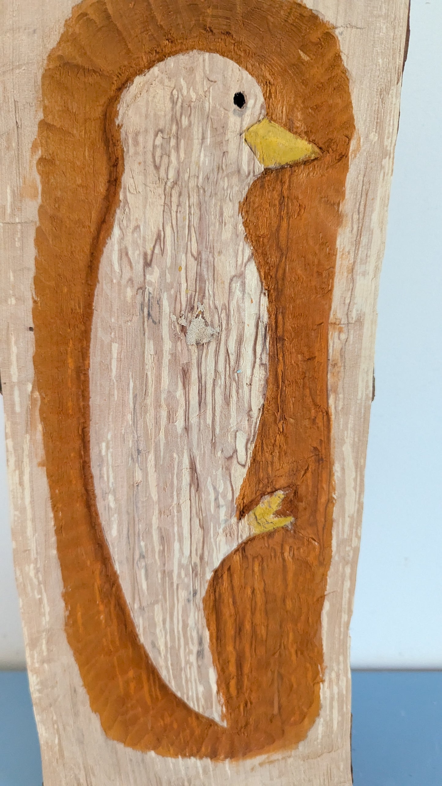 Kalevi Sundell - Tikan Koti (Signeerattu Puuveistos, 2008)