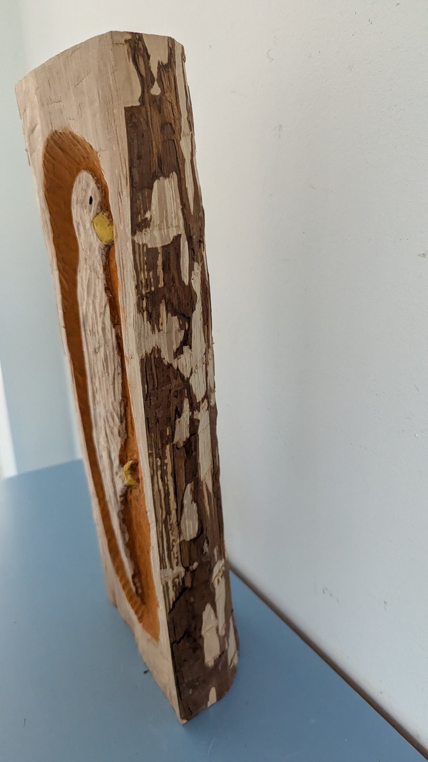 Kalevi Sundell - Tikan Koti (Signeerattu Puuveistos, 2008)