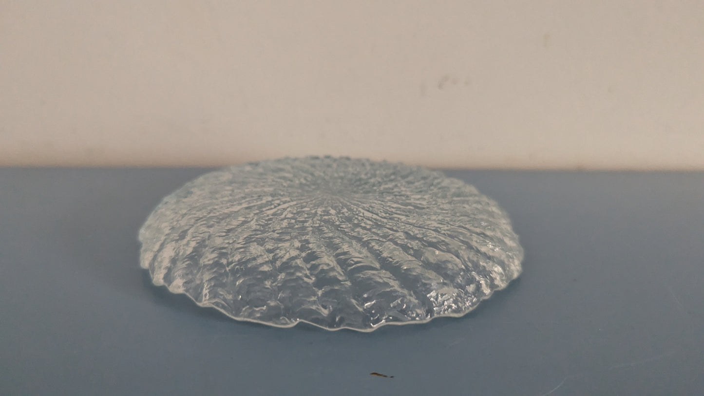 Riihimäen Lasi Kehrä Leivoslautanen / Leipälautanen (1975-1980, Nanny Still)