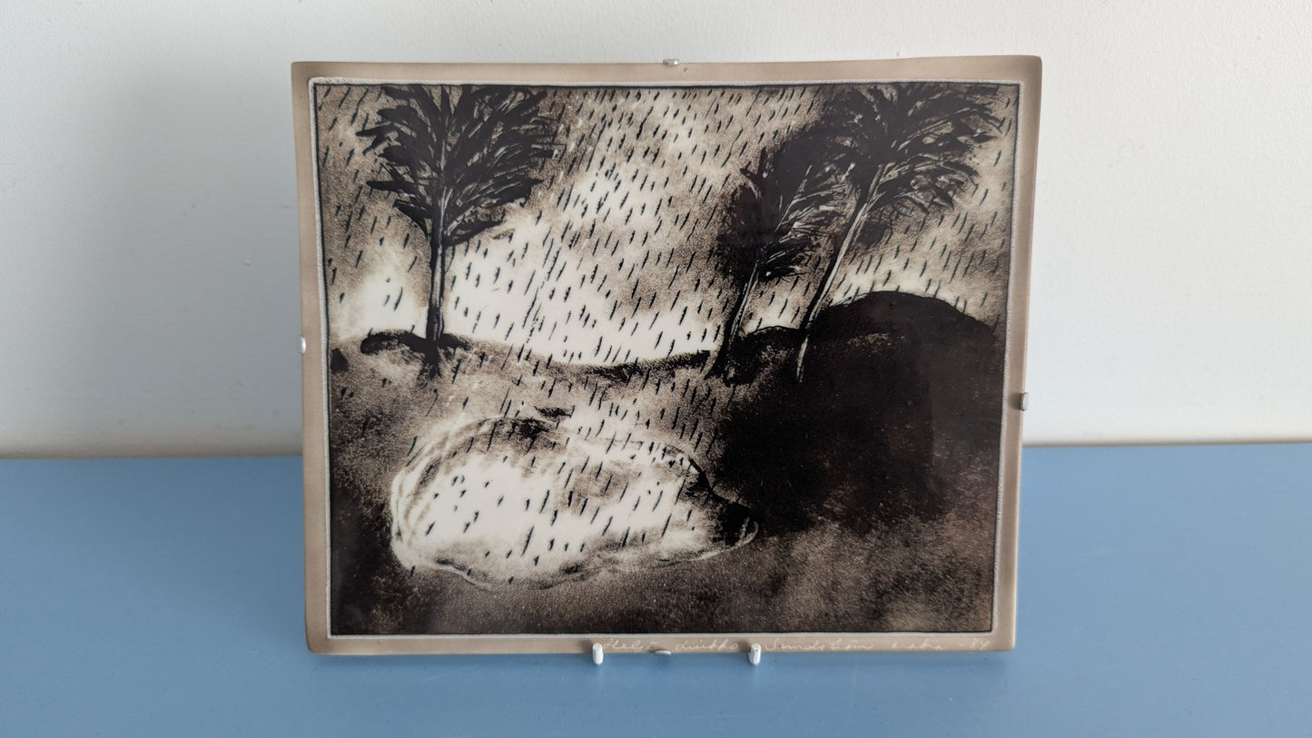 Arabia Syyskuu Seinälaatta (1984, Heljä Liukko-Sundström)
