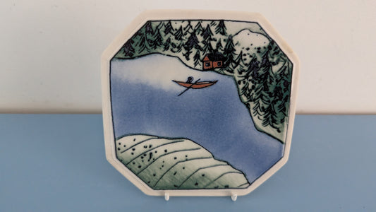 Arabia Finnair Spring / Kevät Seinälaatta (Heljä Liukko-Sundström)