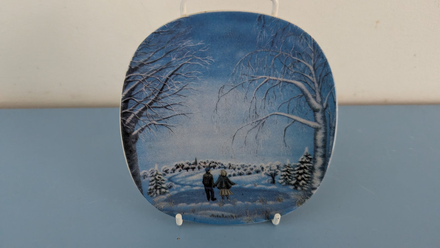 Arabia Talvitunnelmia Seinälautanen (Anita Rantanen-Siewers)