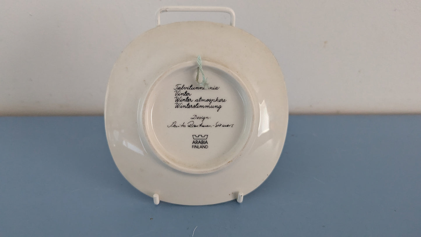 Arabia Talvitunnelmia Seinälautanen (Anita Rantanen-Siewers)