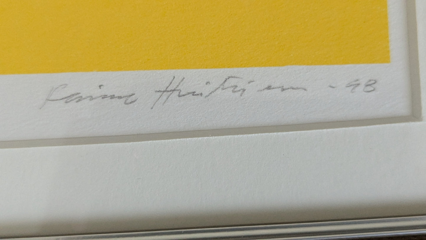 Raimo Huittinen - Benecol-Kartano (Signeerattu Grafiikka 1998)