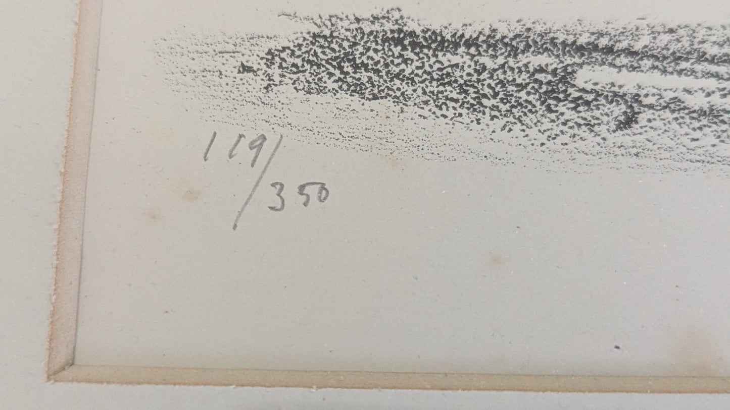 Väinö Rouvinen - Signeerattu Etsaus (1956)