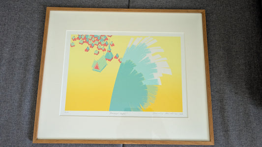 Raimo Huittinen - Benecol-Kylä (Signeerattu Grafiikka 1998)