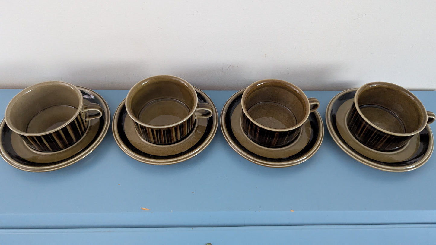 Arabia Kosmos Teeastiasto Neljälle Hengelle (8-osaa, 1963-1976)