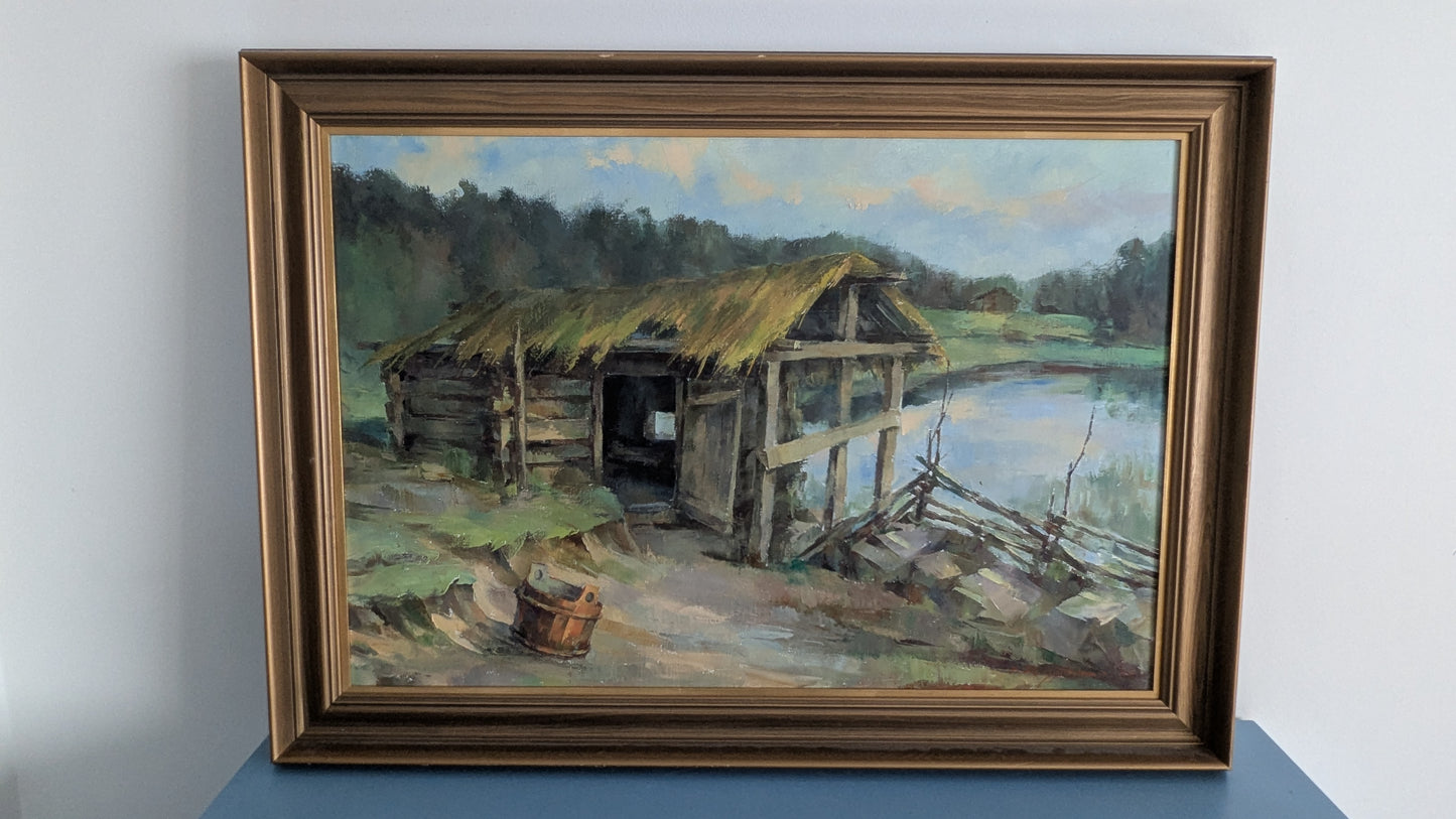 Yrjö Rissanen - Signeerattu Öljyvärimaalaus (1972)