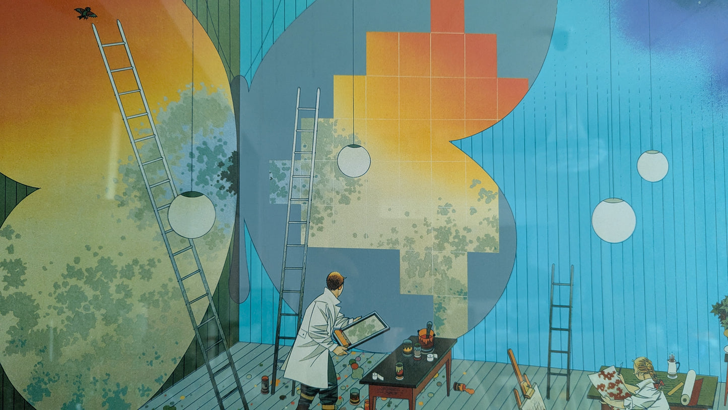 Raimo Huittinen - Silkkiperhonen (Signeerattu Grafiikka 1992)